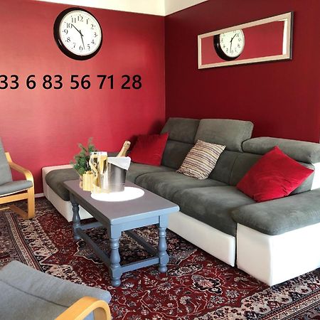 Bedinreims "Burgundy Bottle" 110M2 Exceptional, 4 Chambres Doubles, 2 Bain, Free Park & Wifi, Tout Equipe מראה חיצוני תמונה